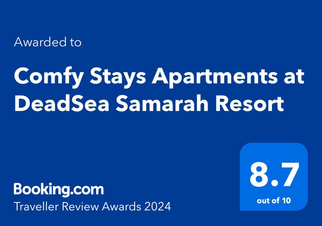 Comfy Stays Sea View Apartments At Deadsea Samarah Resort- Families & Couples During Weekends & Public Holidays Sweimeh Exterior photo